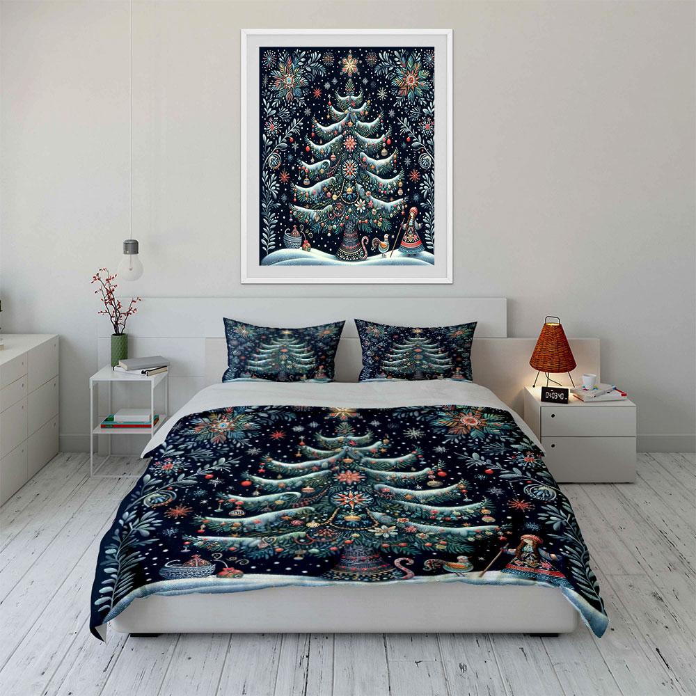 Enchanting winter wonderland Bedding sets Duvet cover sets Duvet covers Pillowcases(1*Duvet Cover 2*Pillowcases without duvet insert)