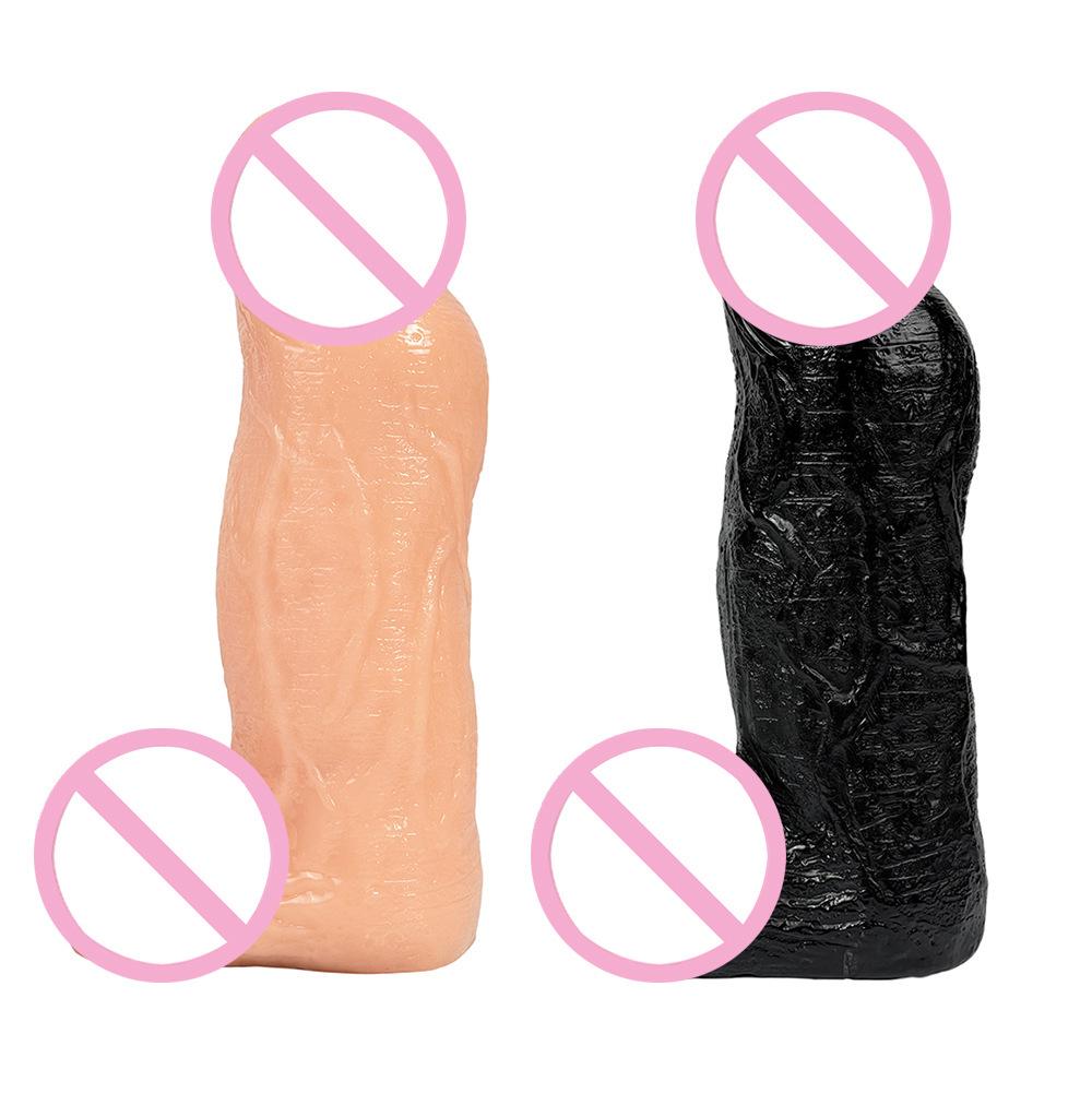 Thick Large Realistic Silicone Dildo Fist Anal Dilator for Women