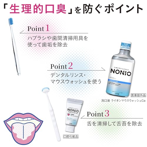 Quasi-drug NONIO Mouth Spray Splash Citrus Mint 5ml3 pieces (Oral Refreshing Agent)