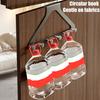 Deurhanger Rek Zonder Boren Over-de-Deur Organizer Heavy Duty Geen Schroeven Eenvoudige Installatie Camper Deur Opbergrek