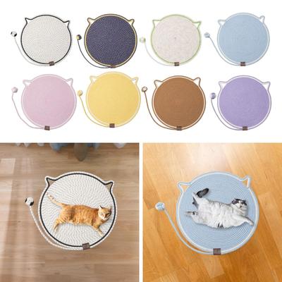 Cat Scratching Pad Scratch Pad with Toy Cat Scratcher Mat Interactive Cat Toy