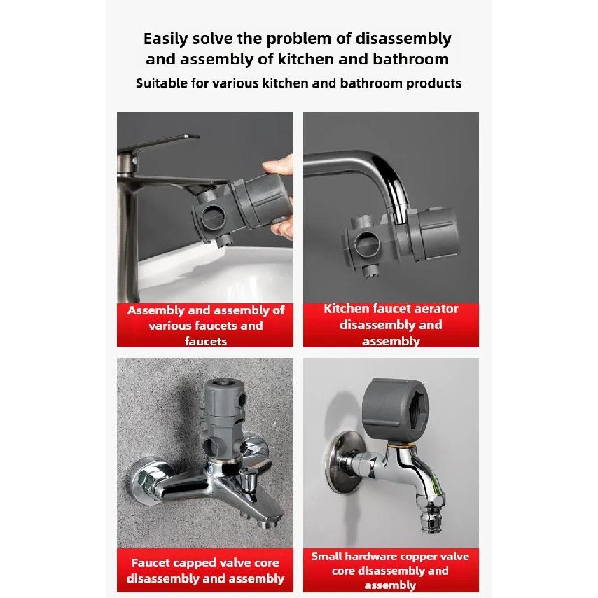 1-10PCS Faucet Multifunctional Spanner Kitchen Sink Bubbler Special Unscrewing Device Spout Removal Universal Kitchen Accessorie