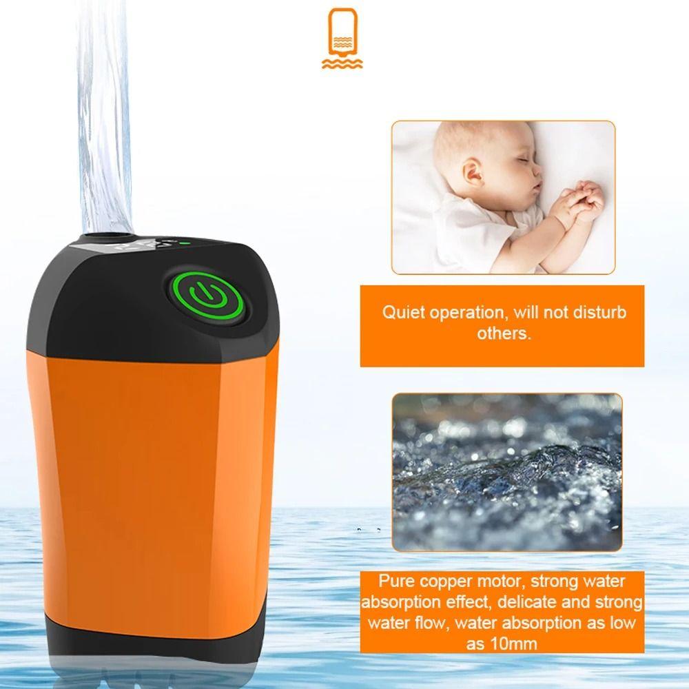 Temperature & Battery Digital Display Portable Camping Shower  Hiking Travel Beach