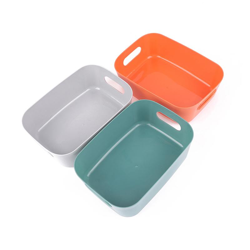 Desktop Storage Box Sundry Storage Student Snack Plastic Cosmetic Storage Box Household Kitchen Sorting Box Makeup Box