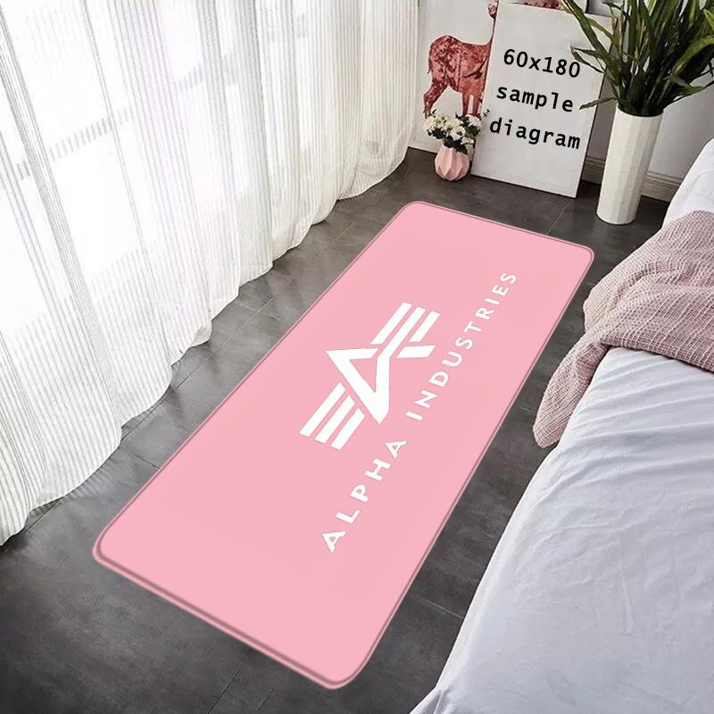 Interior Floor Mats Doormat Non-slip Foot Rug for Entryway Alpha Industries Kitchen Carpet Bedroom Bedside Mats Home Decor