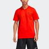 adidas D4T T Shirts Men's Red Crew Neck Moderate Straight Fit DU0385