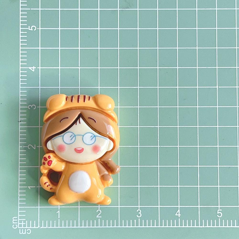 Diy Craft Accessories Lovely Cherry Girl Resin Pieces Creamy Gel Hair Accessories Cup Embellishment Pendant Shoe