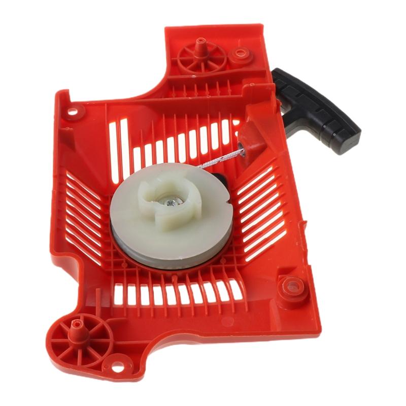 Metall-Seilzugstarter-Baugruppe Passend für für 51 55 50 55 EPA 55 Rancher EPA 55 EU1 Kettensägen mit 4 Stück Schrauben Orange