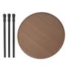 Folding Camping Round Table Aluminum Alloy Liftable Portable Picnic Camping Table for Self Driving RV Equipment Supplies