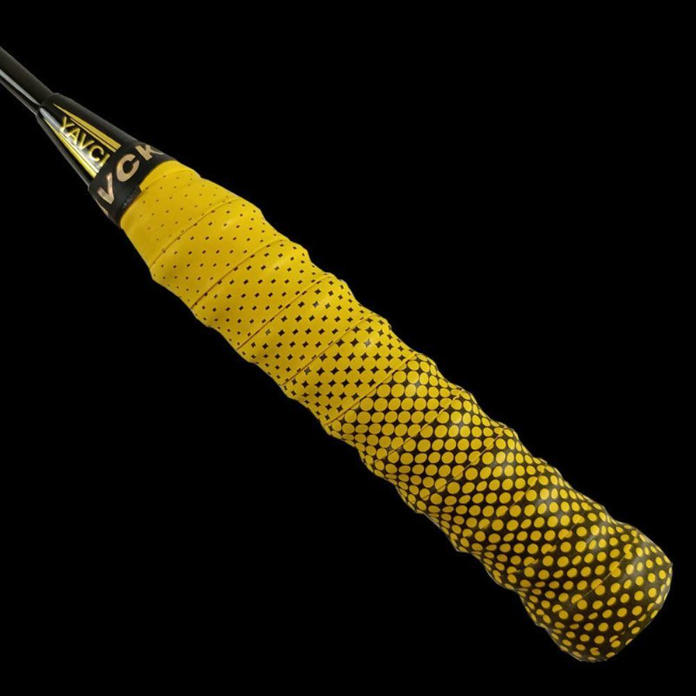1pcs PU Tennis Racket Overgrip Shock Absorption Fishing Rod Sweatband  Badminton