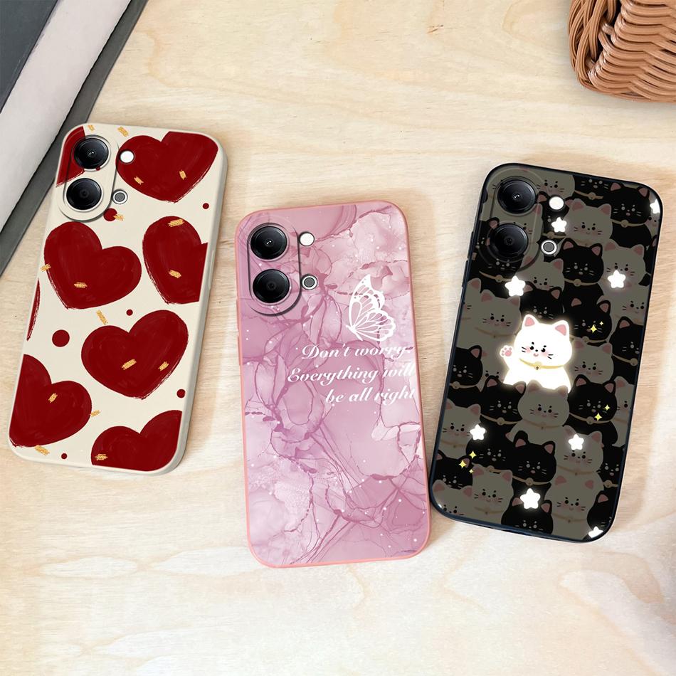 For Vivo Y05 Y11D 4G Phone Case Cute New Design Soft Liquid Silicone Full Protection Anti Drop Bumper For Vivo Y05 / Y11D Funda