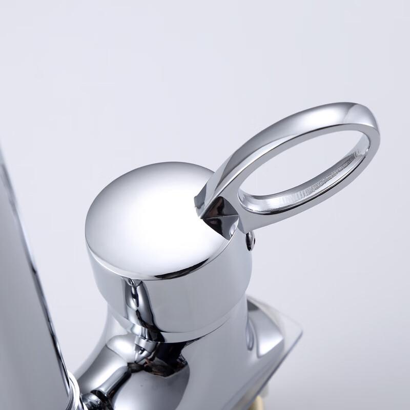 Copper Basin Faucet with 360° Swivel Spout