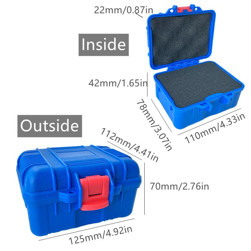 Пластиковый небольшой ящик для инструментов, водонепроницаемый чехол, ящик для инструментов, органайзер, противоударный ящик для инструментов, жесткий чехол «Пеликан», ящик для хранения инструментов