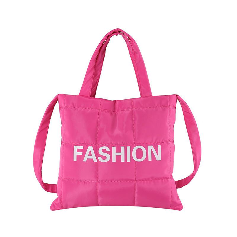 Stylish Korean Minimalist Cotton Tote Bag For Women In Black White And More Colors