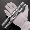2pcs Side Mounted Drawer Slide Rails with Steel Ball Bearing Groove for Silent and Smooth Operation in Furniture Drawers