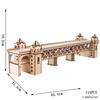 3D Wooden Puzzle Streetcar Sakura Journey Tram Station Retro Car Bus Model DIY Assembly Toys For Children Kids Desk Decoration