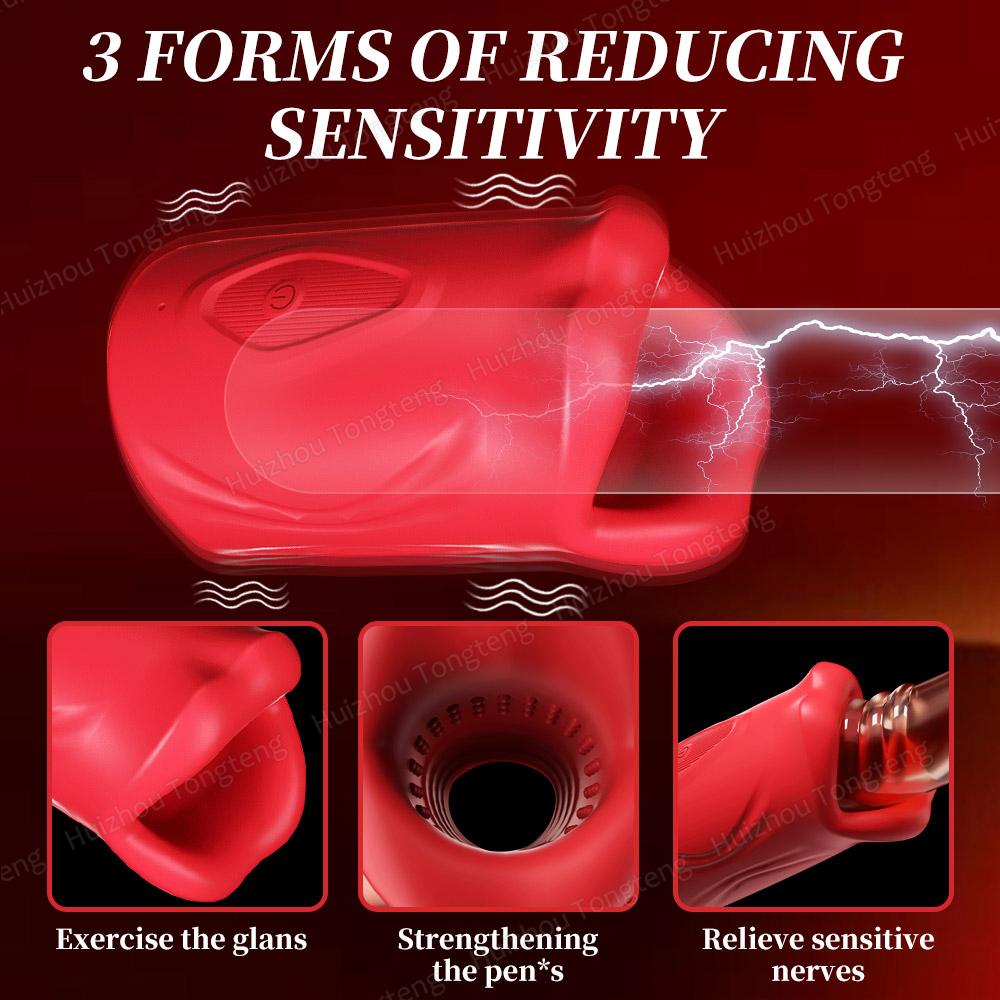 APP Control Vibrator for Men Penis Delay Trainer Male Masturbator Glans Stimulater Massager Men Vibrator Sex Toys Adult Goods