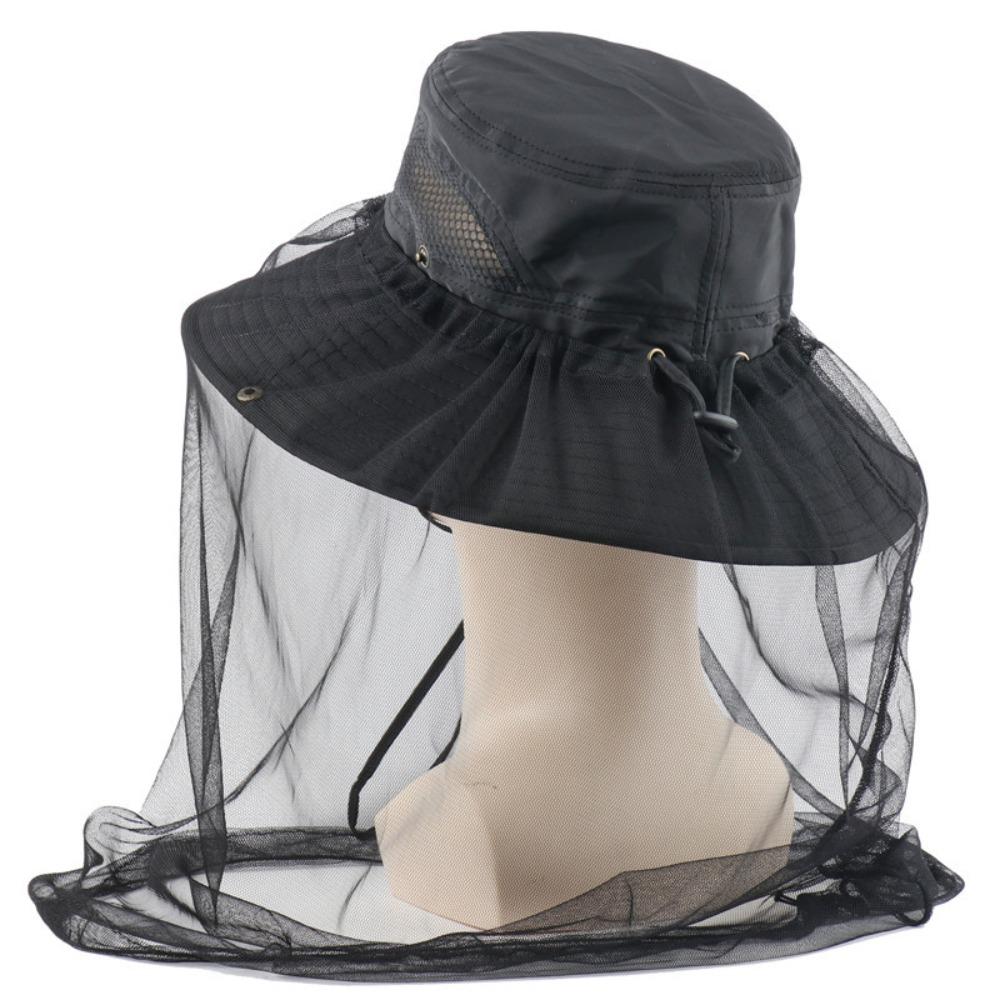 Breathable Anti Bee Hat Multifunctional Fishing Sun Cap New Mosquito Net Hat