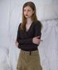 ROSEFRANTZ Muse Wrap Rib Knit [Brown]