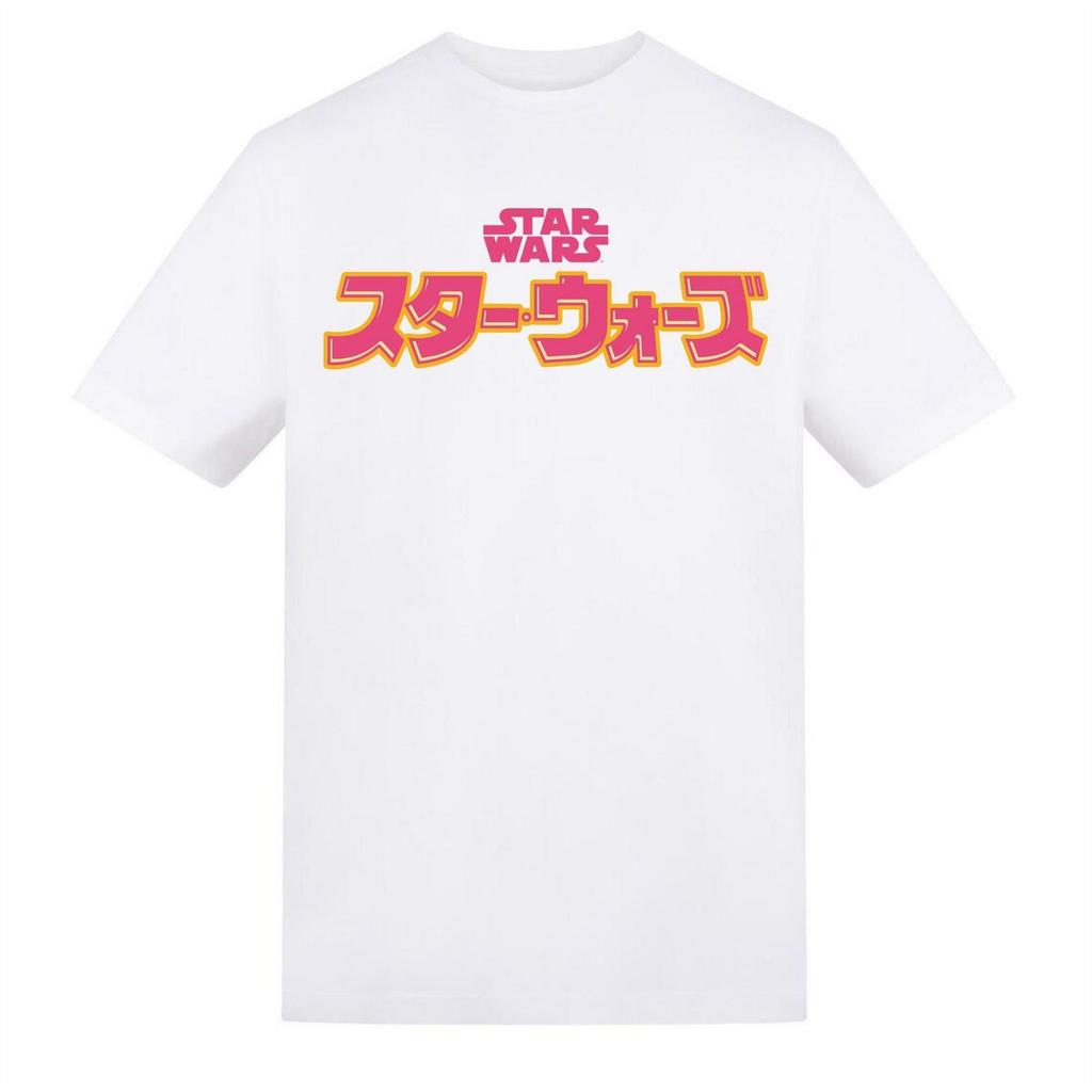 Star Wars Unisex Adult Japanese Logo T-Shirt