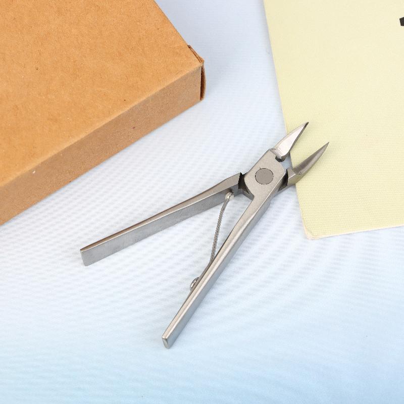 Tırnak Bakımı ve Batık Tırnakları Çıkarmak İçin Paslanmaz Çelik Gövdeli Kalın Tırnak Profesyonel Tırnak Makası