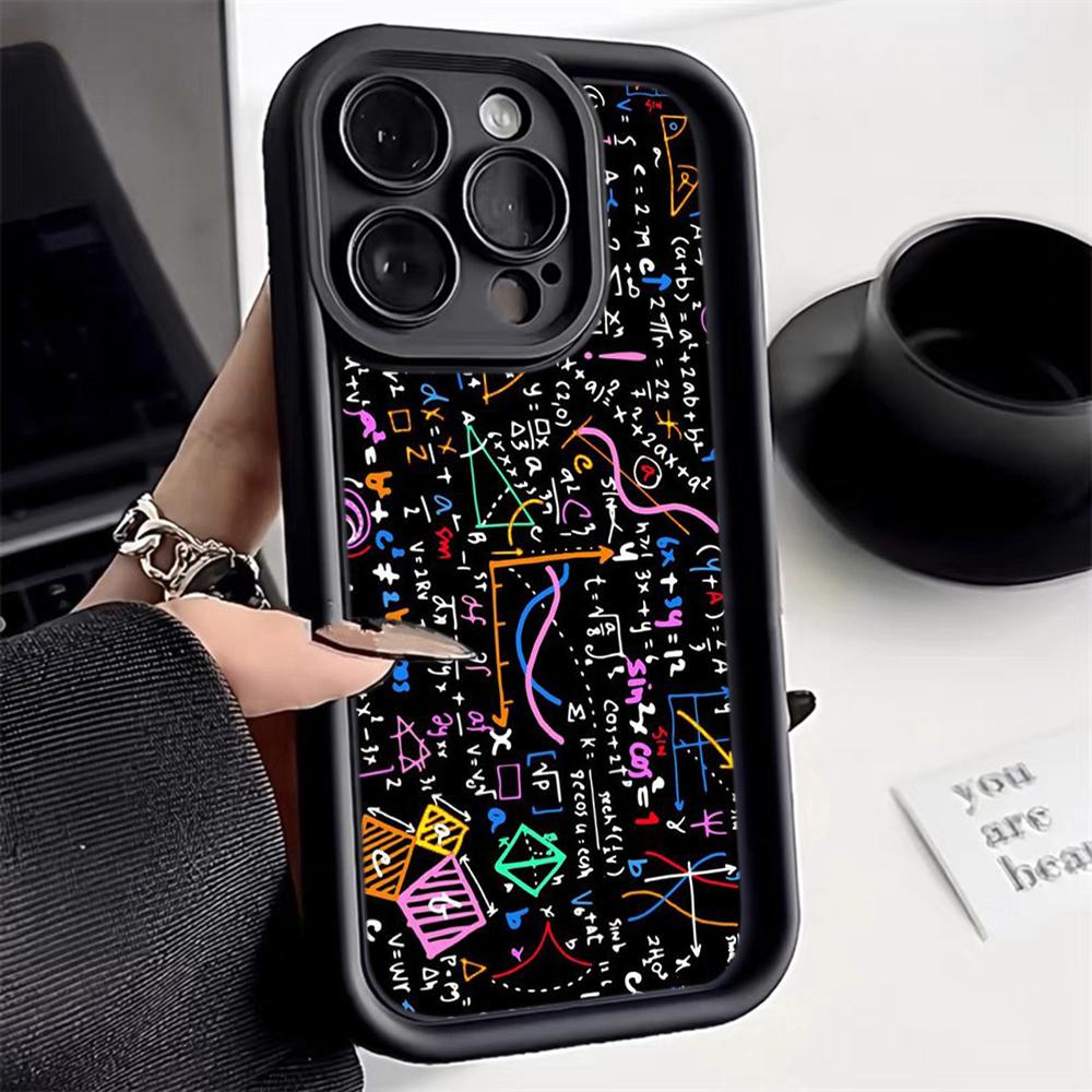 Angel Eye TPU Soft Phone Case for Samsung A05 A13 A23 A53 A14 A24 A34 A54 A15 A25 A35 A55 S20 S23 FE S24 Ultra Ae71 Creative Brain Mathematicians