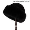 Fluffy Fur Bucket Hat For Women Plush Fisherman Hat Warm Women'S Winter Hat Thicken Cold Snowy Day Panama Cap Chrismas Gifts