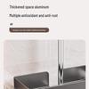 Universal No-Drill Shower Head Holder & Shelf for Bathroom Rods