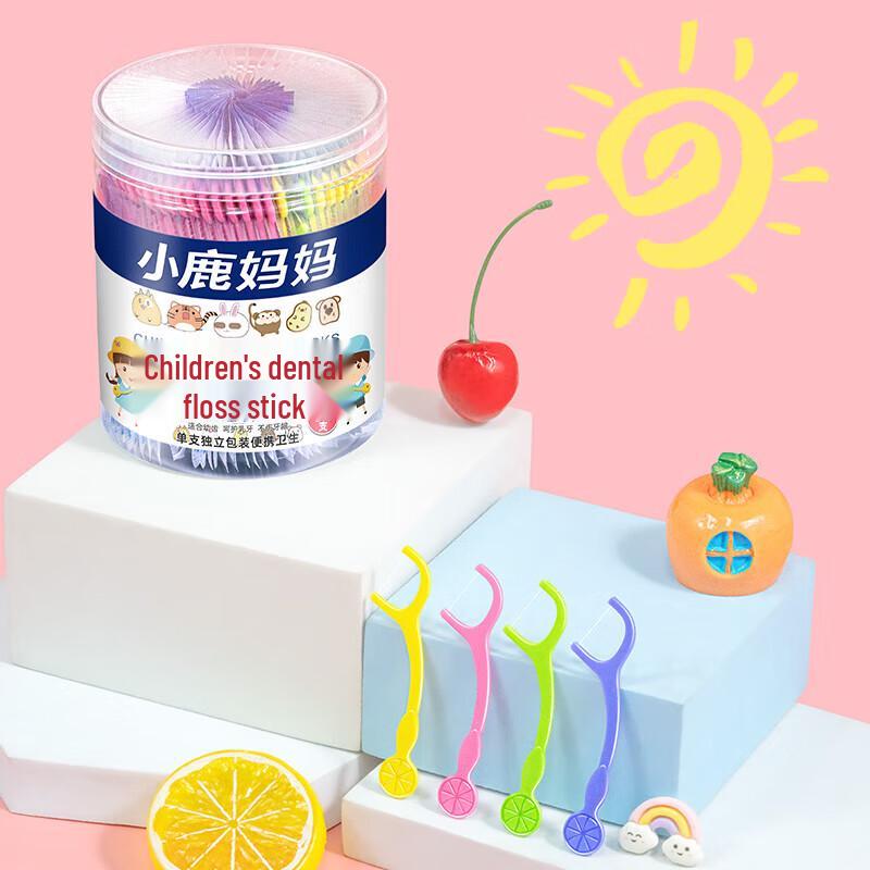 Kleiner Hirsch Mama Einzeln verpackte Ultrafeine Zahnseide-Stäbchen