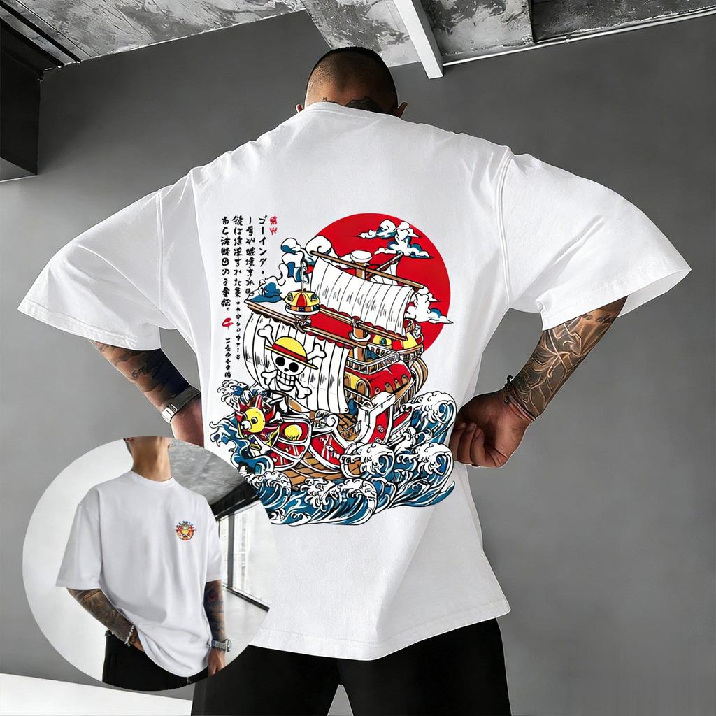 One Piece Anime T Shirt Men Women 2026 Summer Cotton Short Sleeve Tops Graphic Print Casual Streetwear Japanese Manga Tee Y2k