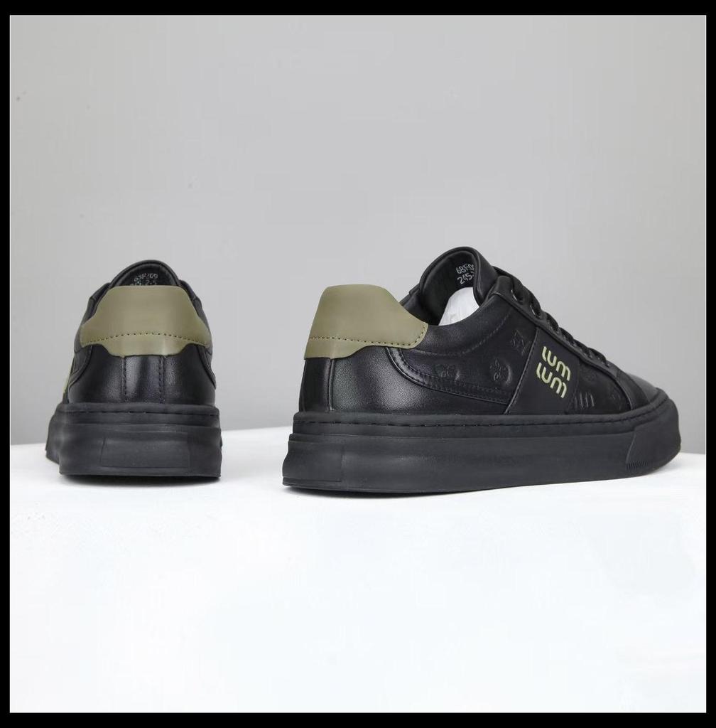 Herren Geprägte Canvas Schnürschuhe - Atmungsaktiv und Modisch für Frühling und Herbst