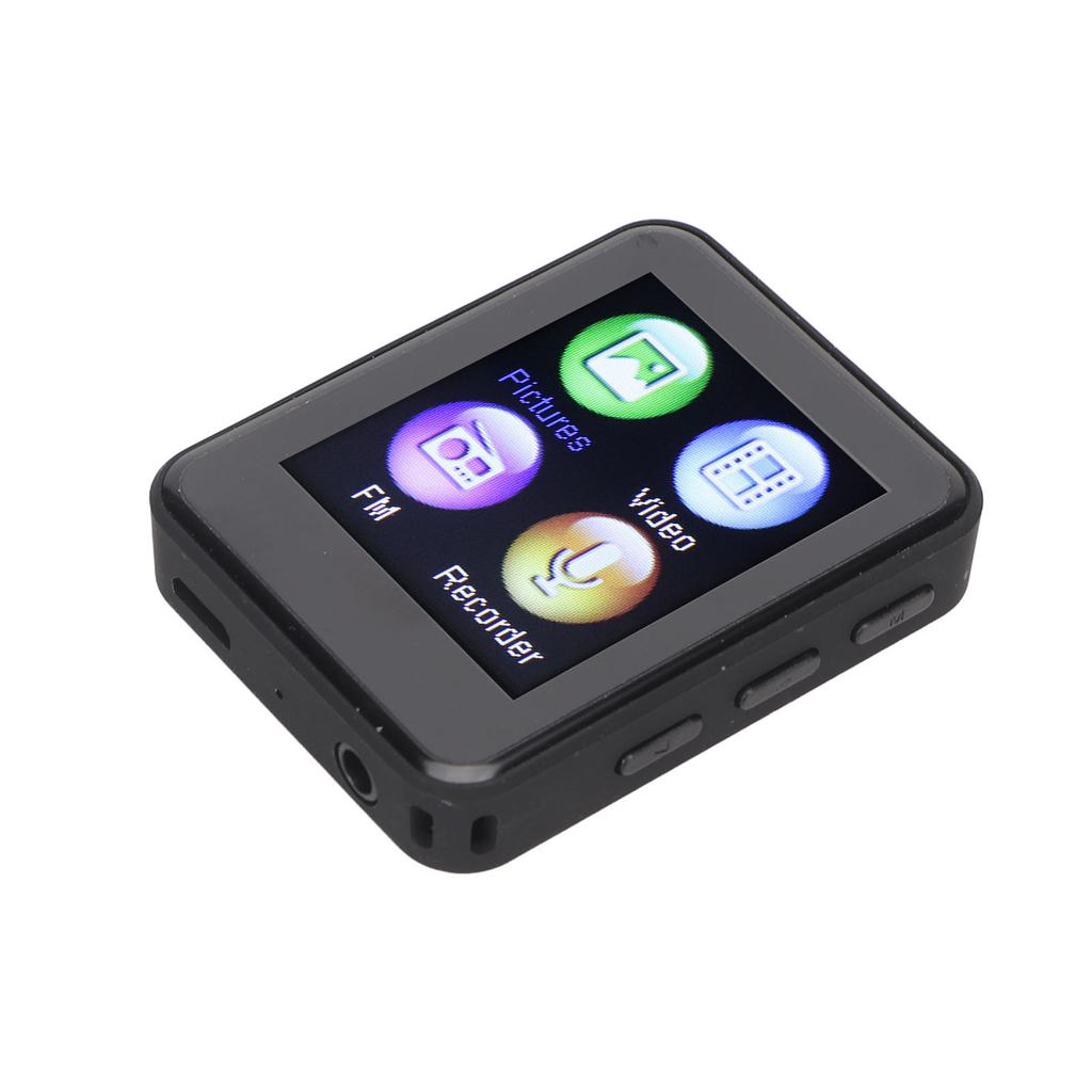 MP3 Player 1.77 Inch TFT Color Screen Multifunction Bluetooth 5.0 Portable HiFi Music Player for Running Gym Walking