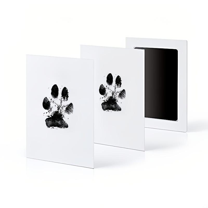 Kit de Pegada de Patas de Animal de Estimação sem Tinta, Kit de Pegada de Patas de Gato e Cachorro, Kit de Pegada de Nariz de Gato e Cachorro, Lembrança de Animal de Estimação sem Sujeira, Presente Memorial de Pegada de Cão e Gato