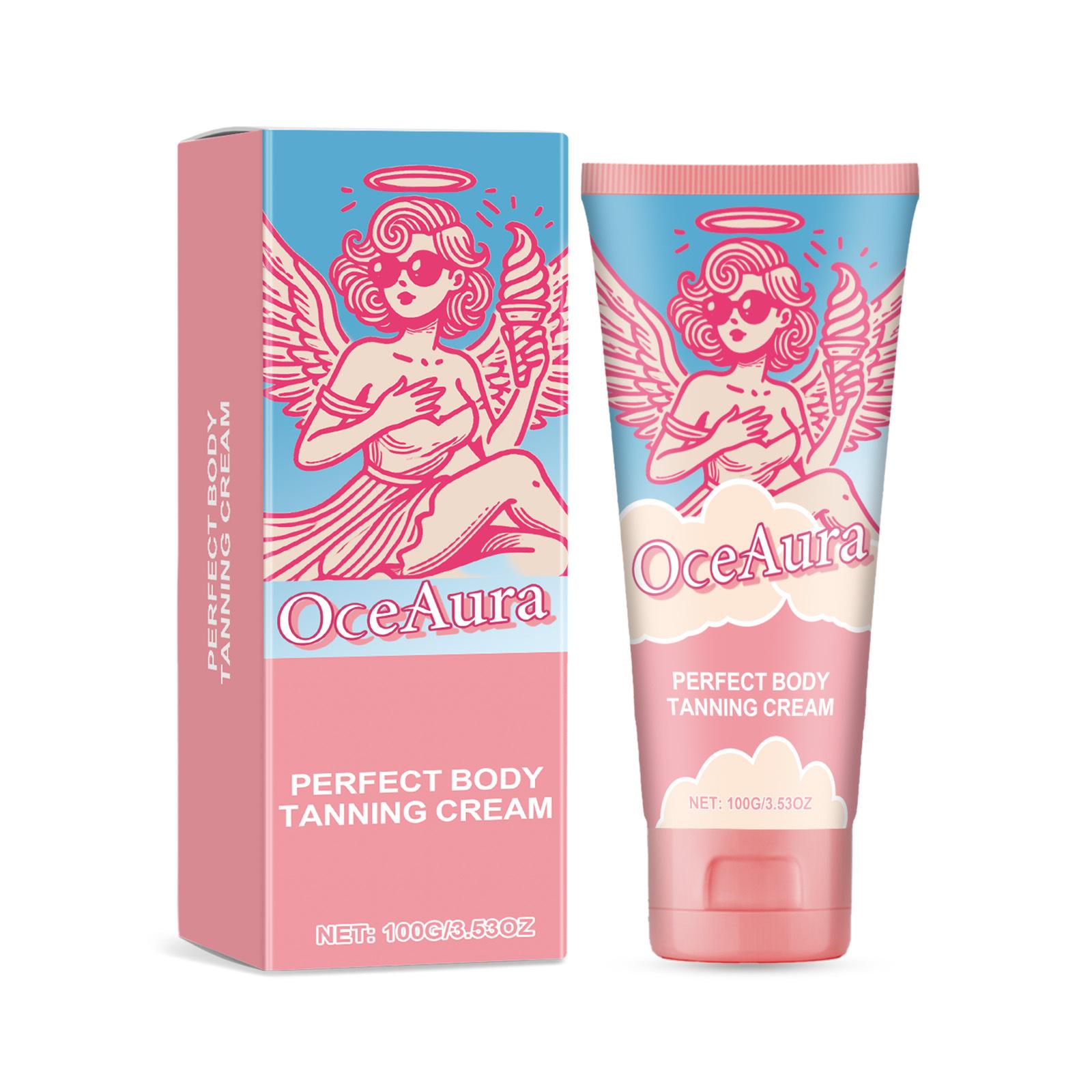 

OCEAURA Body Self Tanning Cream Natural Skin Tone Moisturizing Nourishing Body Cream 1
