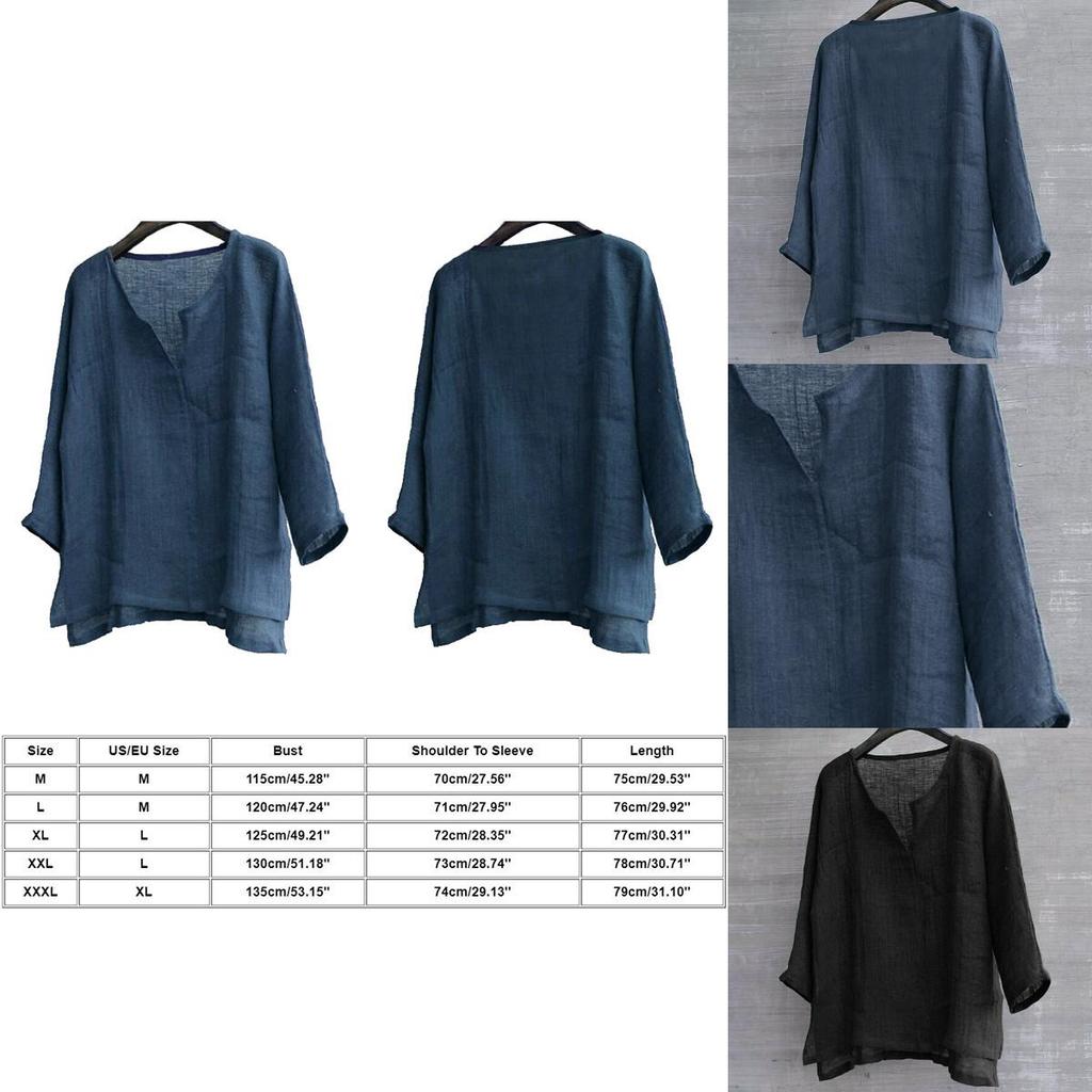 Premium Men's Linen Long Sleeve Shirt For Summer With Cool Loose Casual Design M-3xl