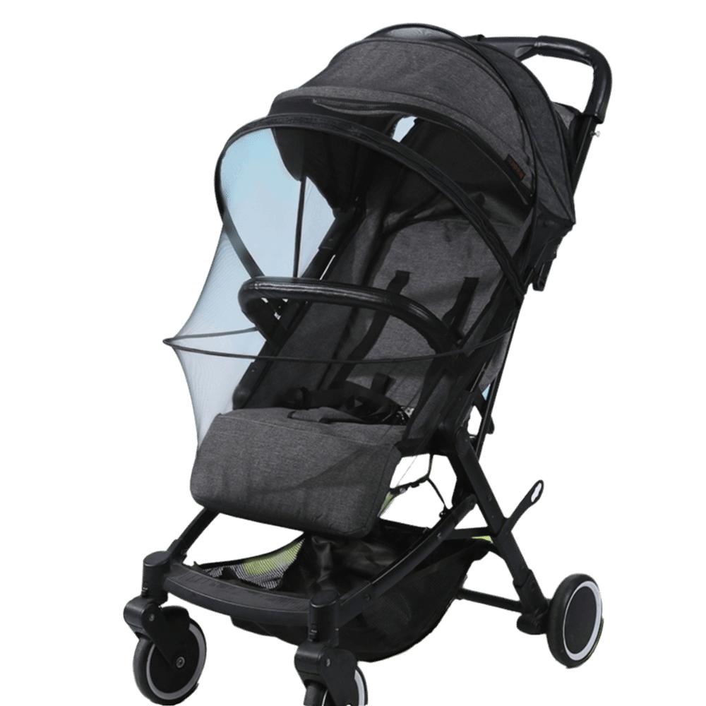 Ventilate Pushchair Mosquito Net Zipper Baby Mosquito Cover Stroller Mosquito Net  Summer чёрный