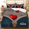 Girls Teen Romantic Bedding Collection King Paris Eiffel Tower Duvet Cover Microfiber British Style Love Heart Cartoon Comforter Cover