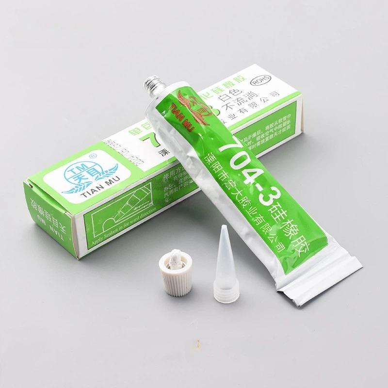 Clear Heat Conduction Silicone Glue TIANMU 705 High Temp Resistant Adhesive for Oven Seal Microwave Repair Household Use
