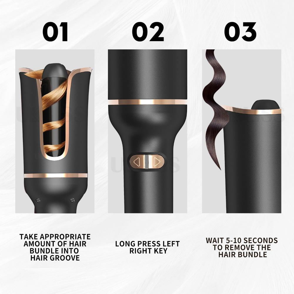 Автоматические щипцы для завивки щипцы для завивки электрических вращающихся яичных — фото 11