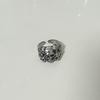 Stainless Steel Skull Open Ring For Men, Fashionable Hip-hop Jewelry Gift