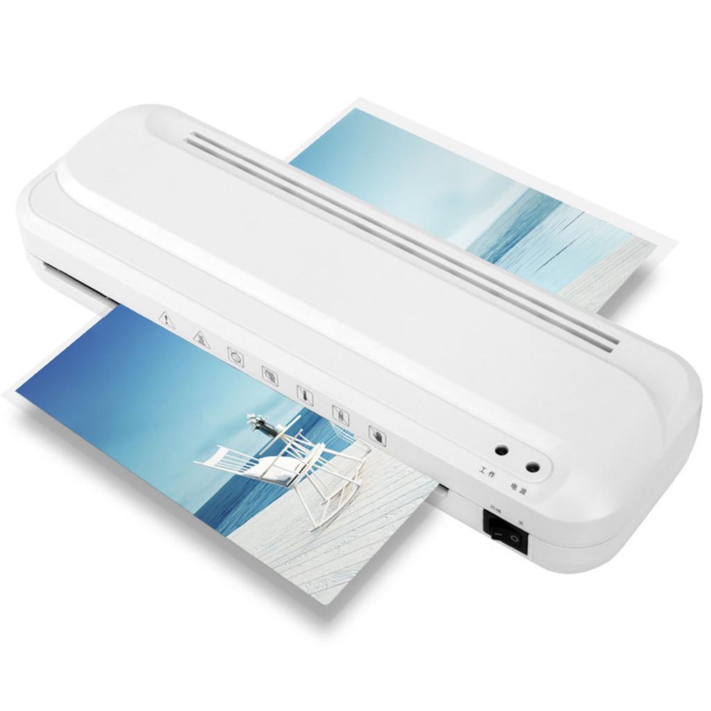 Portable Laminating Machine A4 Photo Document Desktop Thermal Laminator for Office Household