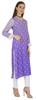 Bimba Printed  Designer  Kurta  For Womens Straight Kurti V-Neck Ethnic  Traditional  Wear - Cotton