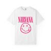 Camiseta con Logo Sonrisa de Nirvana, Camiseta de Banda, Camisa de Rock Retro