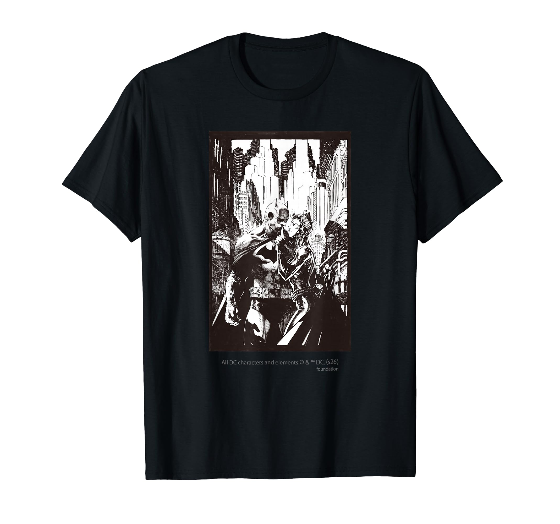 Jim Lee/Batman/Catwoman T-shirt