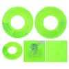 Piscina gonfiabile fluorescente circolare per adulti e bambini, in PVC, per sport acquatici, estiva, all'aperto, pontone, nuoto