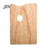 Easy To Clean Paint Palette Wooden Palette, Square Oval Shaped Artist Painting Tray with Smooth Surface Thumb Hole for Acrylic Watercolor Oil