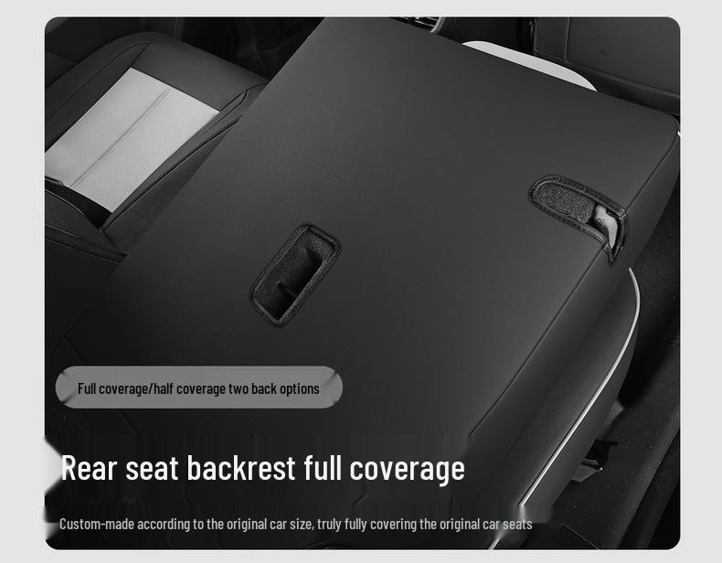Buick E5 Car Seat Cover: Full Surround, Perforated Leather, All-Season Cushion.