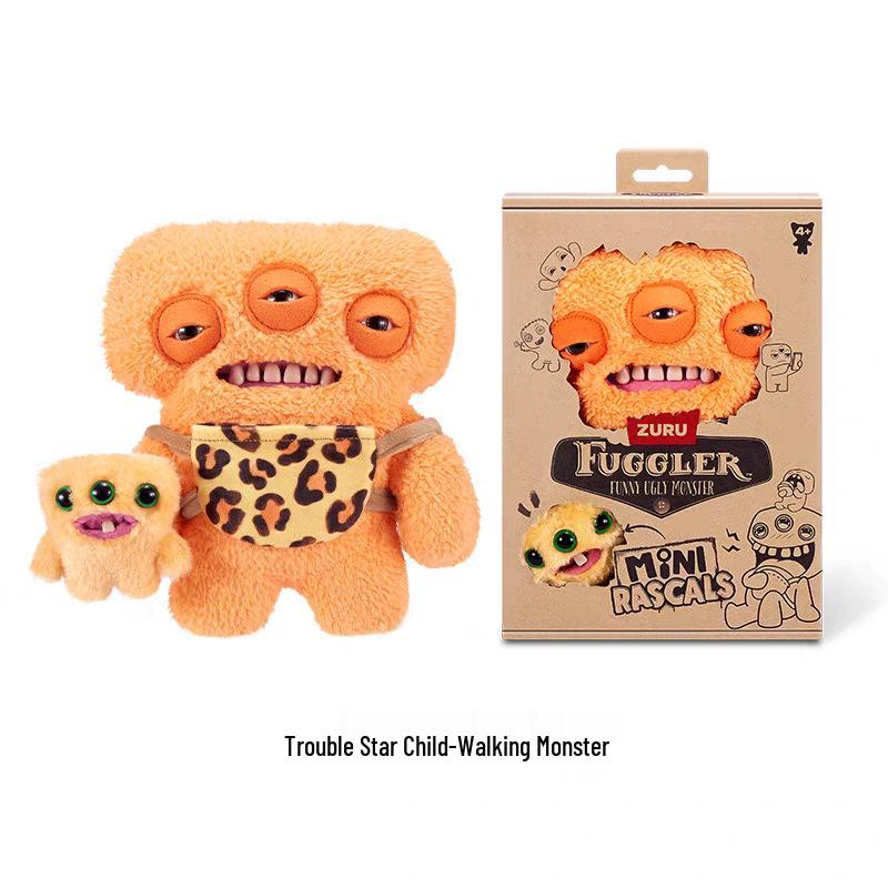 

Fuggler Cute Monster Baby-Walking Plush Dolls - Ugly-Cute Quirky Toy Figures