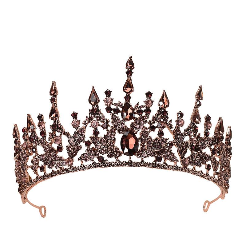 

Свадебные украшения, корона, аксессуары для волос, ретро, ​​дворцовый стиль, свадебное платье из сплава со стразами, свадебный головной убор