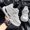 2025 New Men Colorful Shoes Trendy Fashion Versatile Thick Soled Height Raising Low Cut Breathable Casual Sports Beautiful Cosy